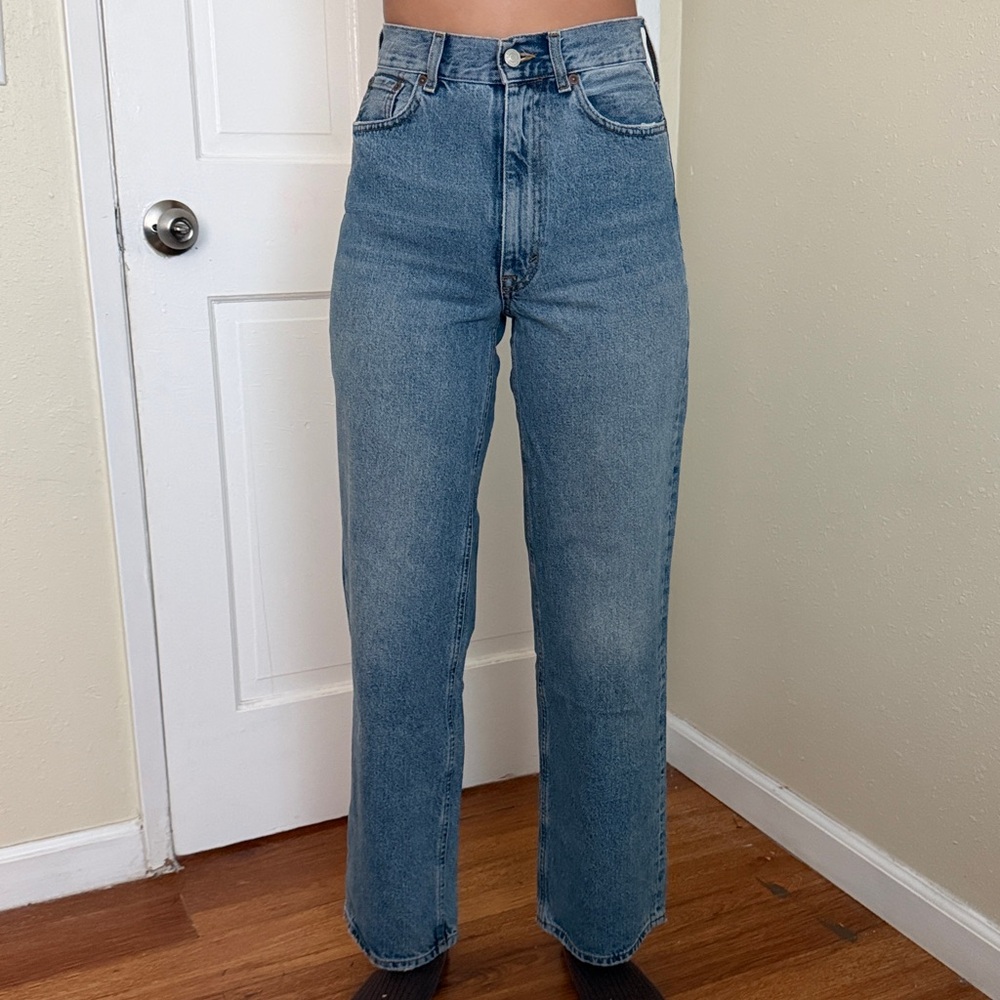 DAGMAR WIDE LEG DENIM JEANS - Picture 2 of 6